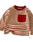 - Classic Stripe Long Sleeve Tee – 3 Colours Baby Stork