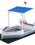 - Kids Boat Sandpit with Canopy & Flag | Outdoor Wooden Playset Keezi Baby & Kids > Baby & Kid's Toys > Outdoor Play Equipment