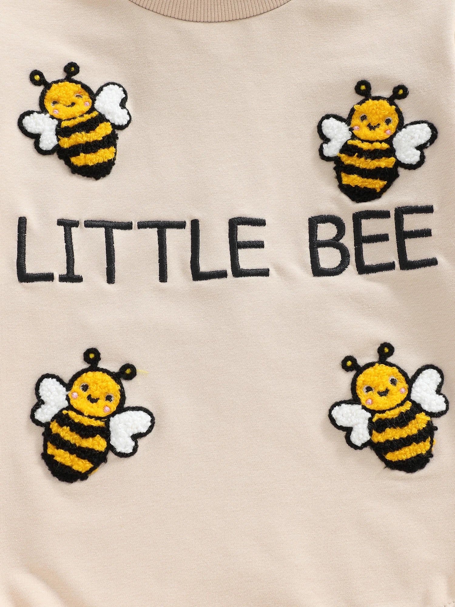 - Little Bee Embroidered Romper Baby Stork