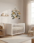 - Butterfly Baby Mobile with Green Leaves | Nature Nursery Decor Baby Stork