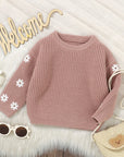 - Daisy Knit Baby & Toddler Sweater Baby Stork