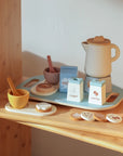 - Baby Wooden Coffee & Afternoon Tea Set Toy | 18pcs Set Baby Stork Baby Toys & Activity Equipment