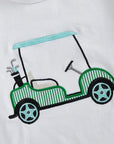 - Green Golf Cart T-Shirt & Shorts Set Baby Stork