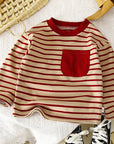 - Classic Stripe Long Sleeve Tee – 3 Colours Baby Stork