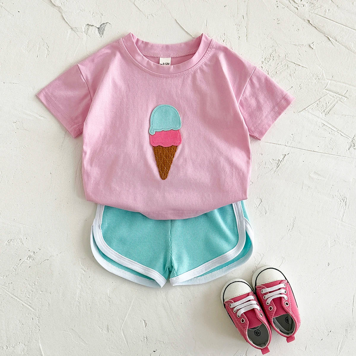 Ice Cream Baby &amp; Toddler Tee &amp; Shorts Set