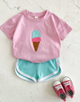 Ice Cream Baby & Toddler Tee & Shorts Set
