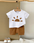 - Summer Sun 2-Piece Set – Baby T-Shirt & Shorts Baby Stork