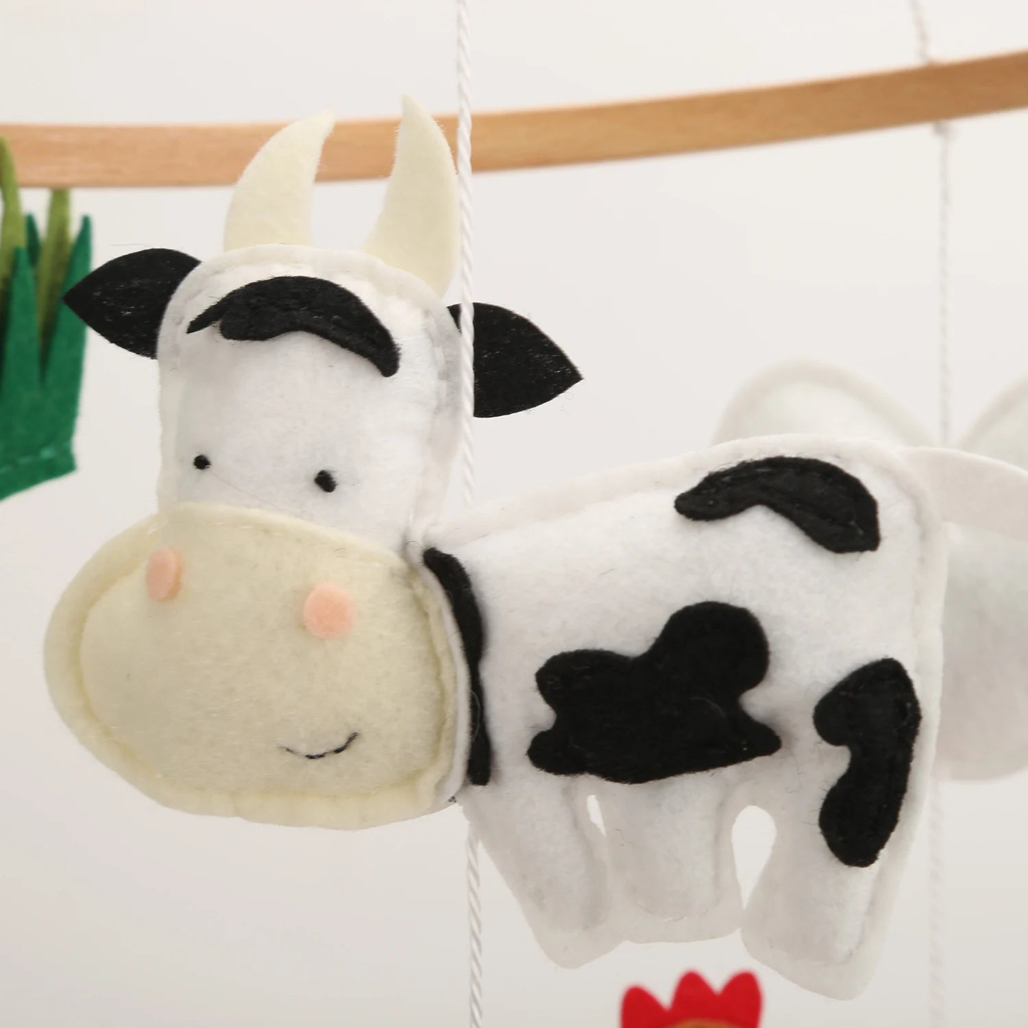- Farmyard Baby Mobile – Handmade Felt Cot Mobile with Barn, Tractor & Animals Baby Stork