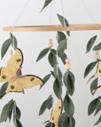 - Butterfly Baby Mobile with Green Leaves | Nature Nursery Decor Baby Stork