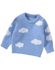 3T - Blue Sky Cloud Knit Sweater – Soft Touch Baby Pullover Baby Stork