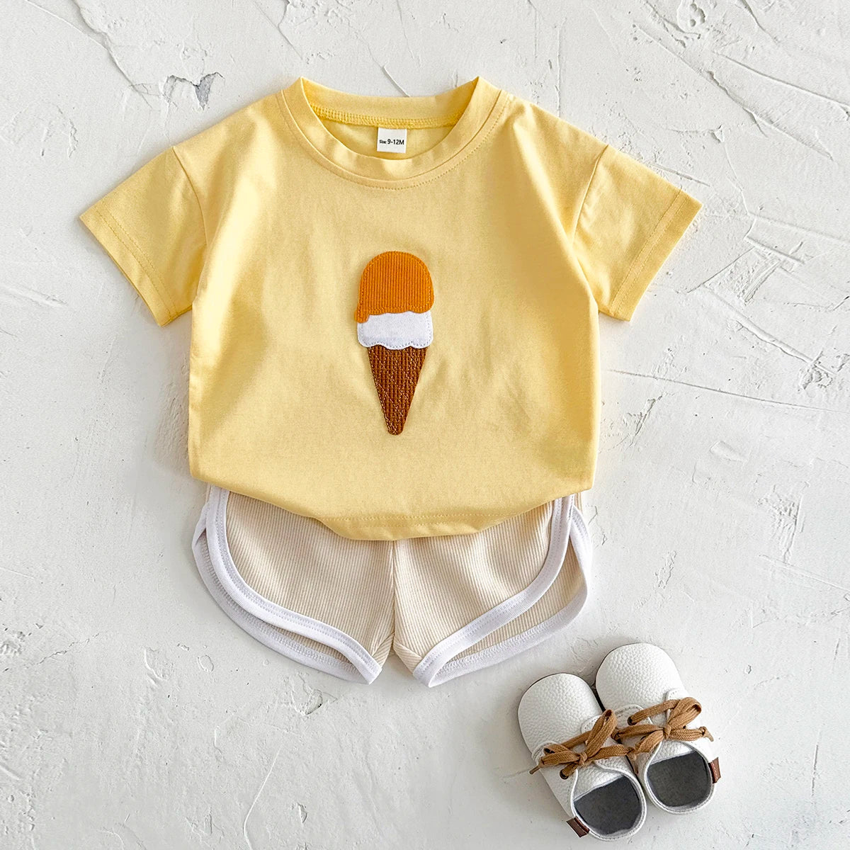 Ice Cream Baby &amp; Toddler Tee &amp; Shorts Set
