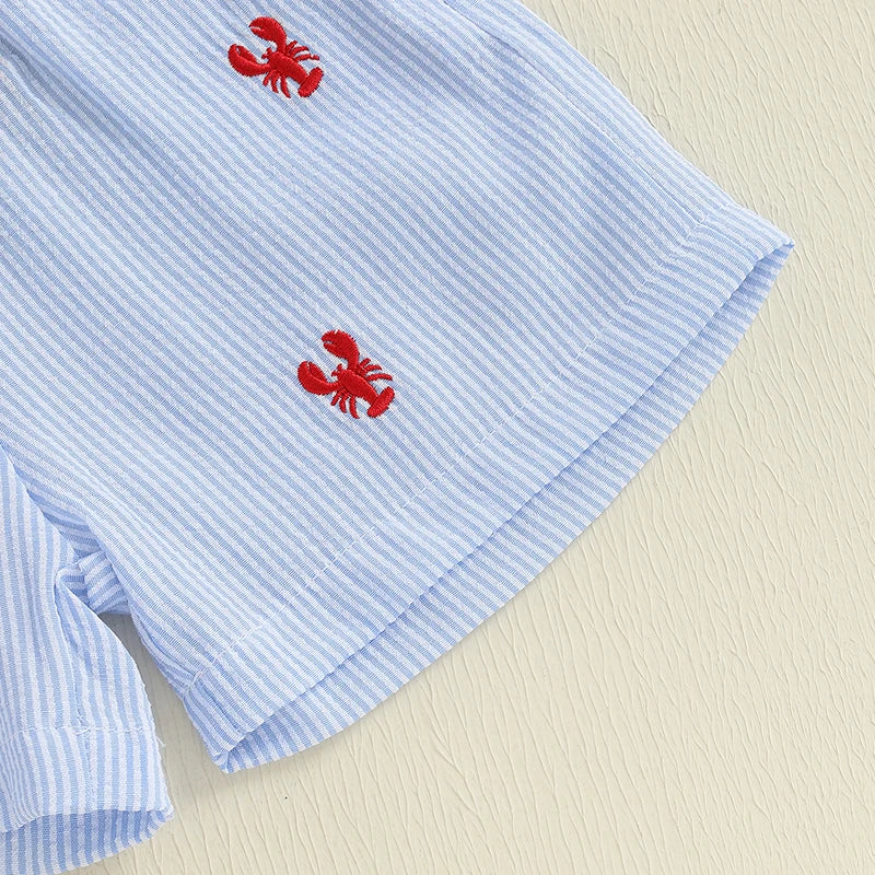 - Little Lobster T-Shirt & Shorts Set Baby Stork