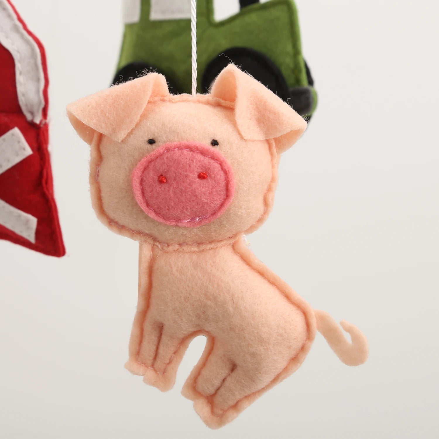 - Farmyard Baby Mobile – Handmade Felt Cot Mobile with Barn, Tractor & Animals Baby Stork