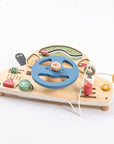 - Montessori Wooden Steering Wheel Toy - Car Console Busy Board for Toddlers | Sensory Early Education Gift Baby Stork Baby Toys & Activity Equipment