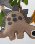 - Handmade Dinosaur Baby Mobile – Felt Jurassic Nursery Cot Hanging Decor Baby Stork Baby Mobile
