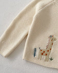 - Safari Friends Knit Cardigan Baby Stork