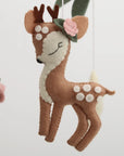 - Woodland Deer & Butterfly Nursery Mobile | Baby Shower Gift Baby Stork Baby Mobile