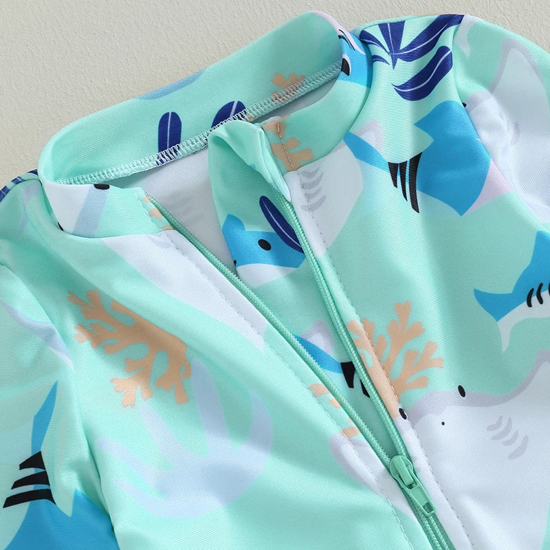 - Ocean Adventure Long Sleeve Swimsuit Baby Stork