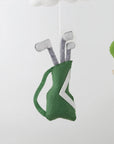 - Golf & Clouds Felt Cot Mobile - Green & White AE