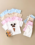 - Ice Cream 2 Piece Set – Cotton Tee & Shorts Baby Stork