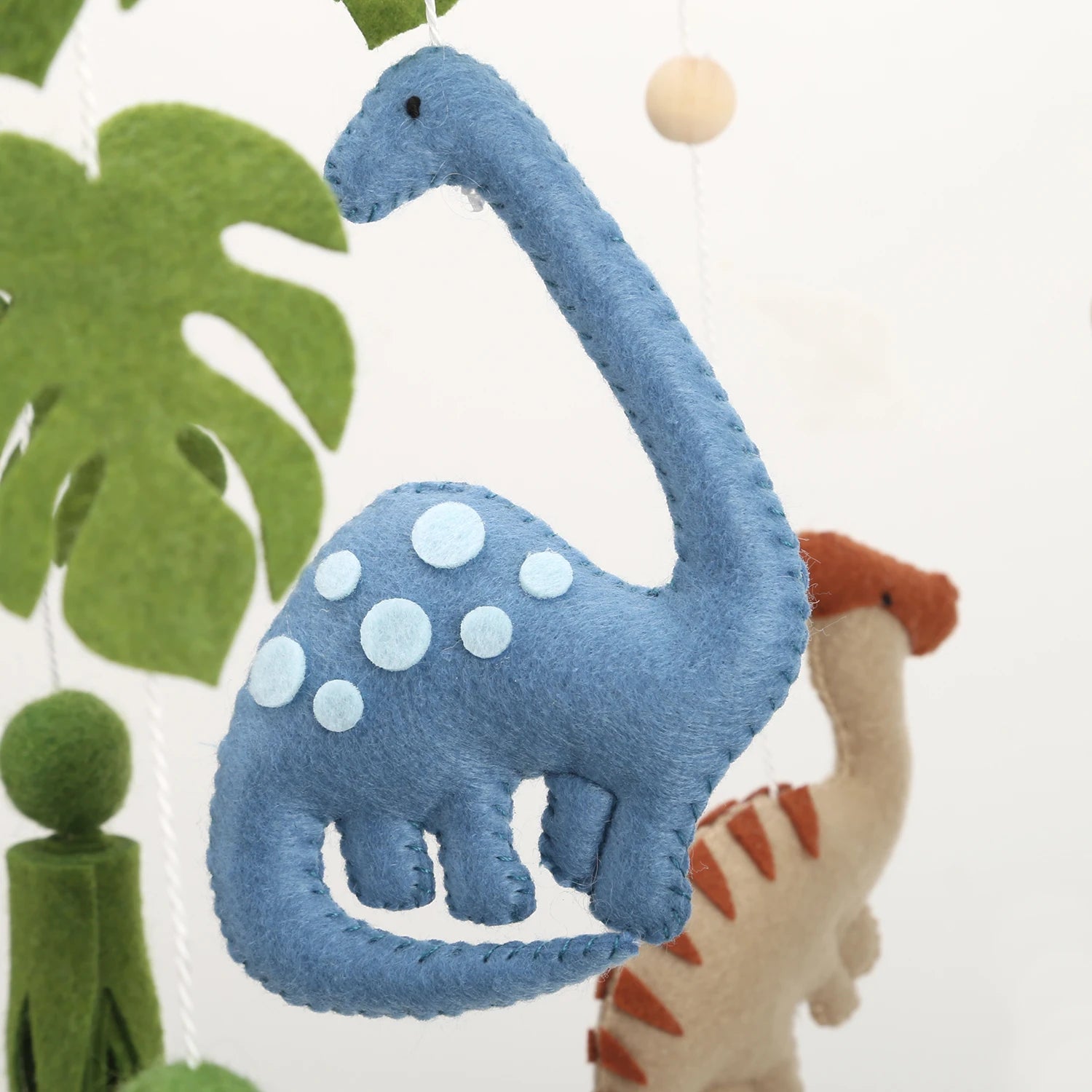 - Felt Dinosaur Mobile – Prehistoric Adventure Nursery Décor Baby Stork
