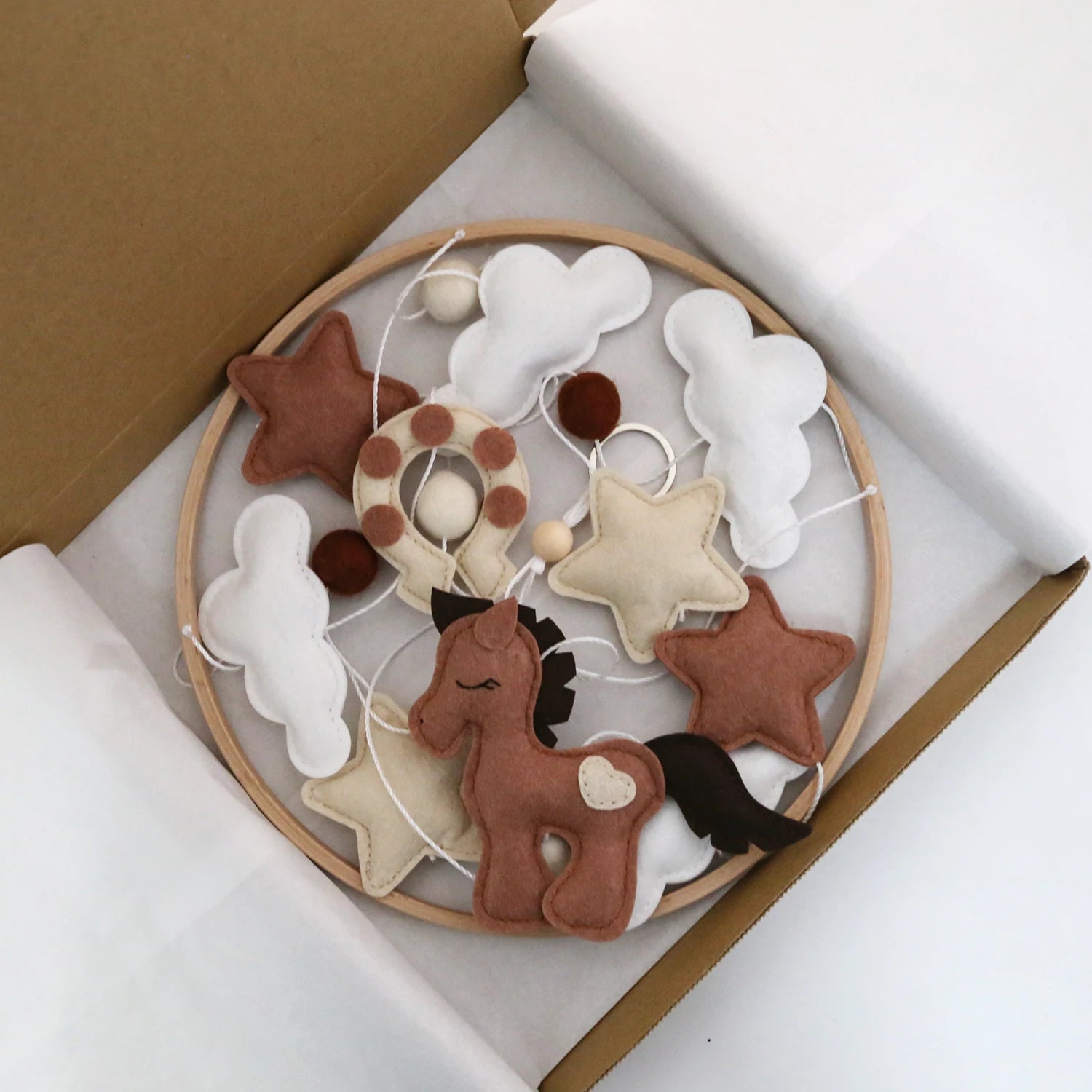 Horse Baby Mobile | Cowboy Nursery Mobile Decor