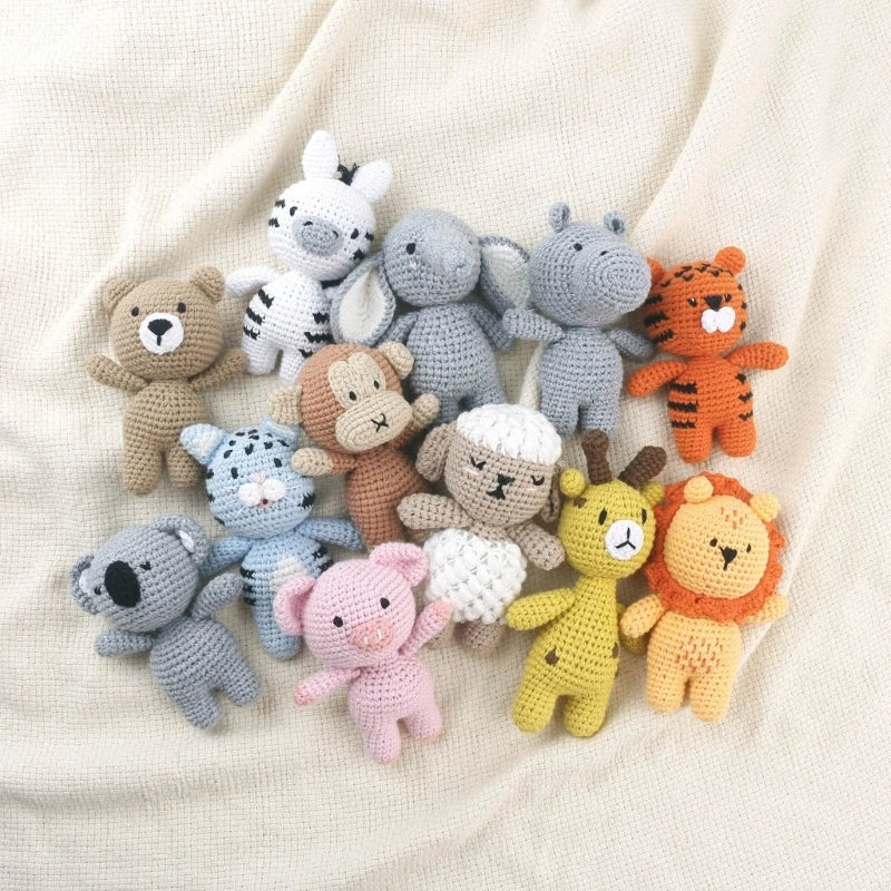 Crochet baby animal toys