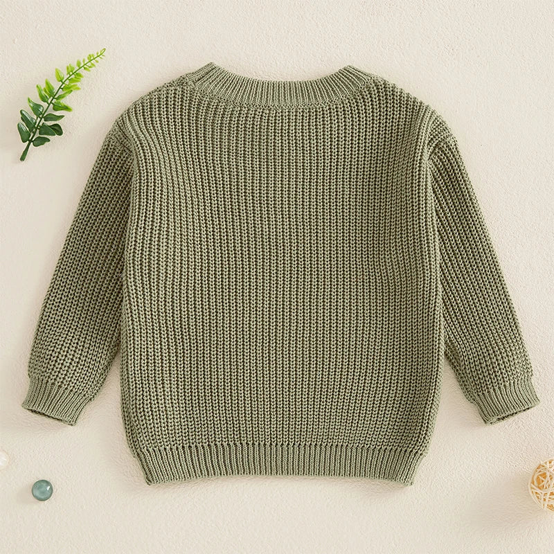 - Little Dude Knit Sweater Baby Stork