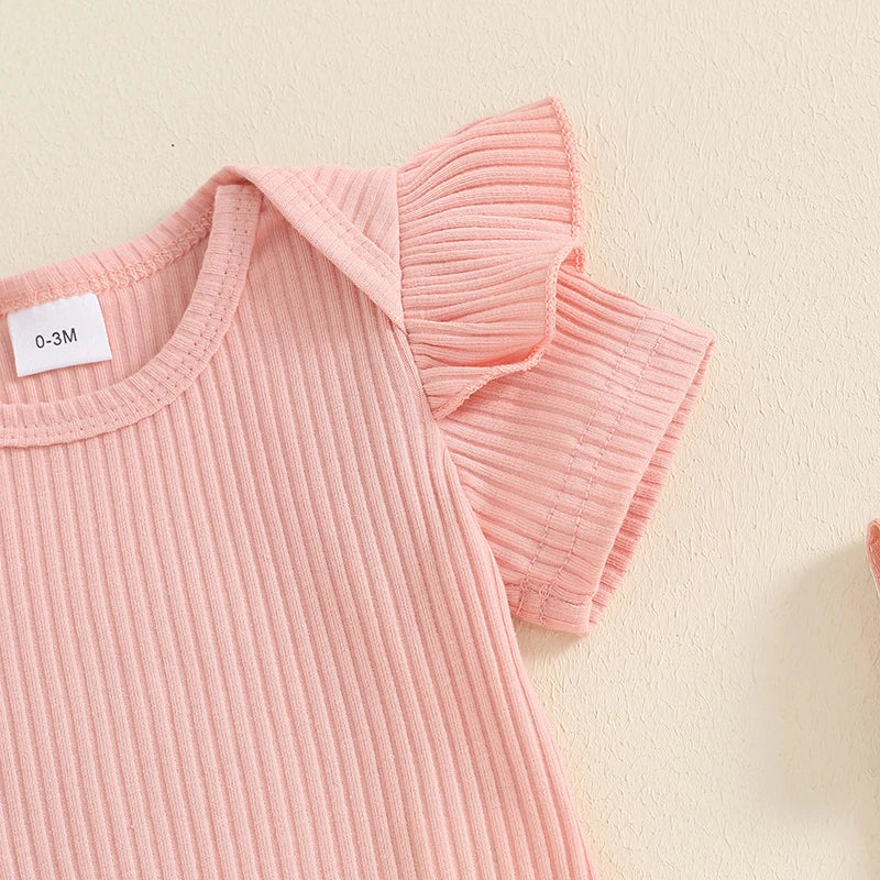 - Daisy Delight Suspender Shorts Set Baby Stork