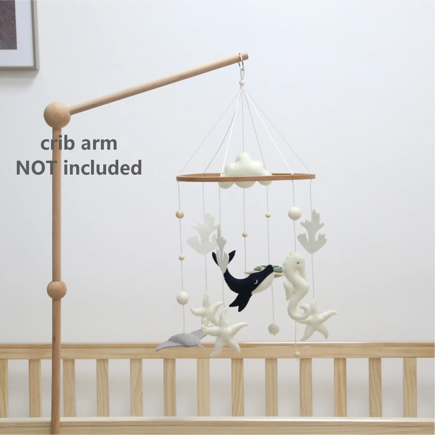 Ocean Baby Mobile | Whale, Turtle &amp; Seahorse Nursery Mobile