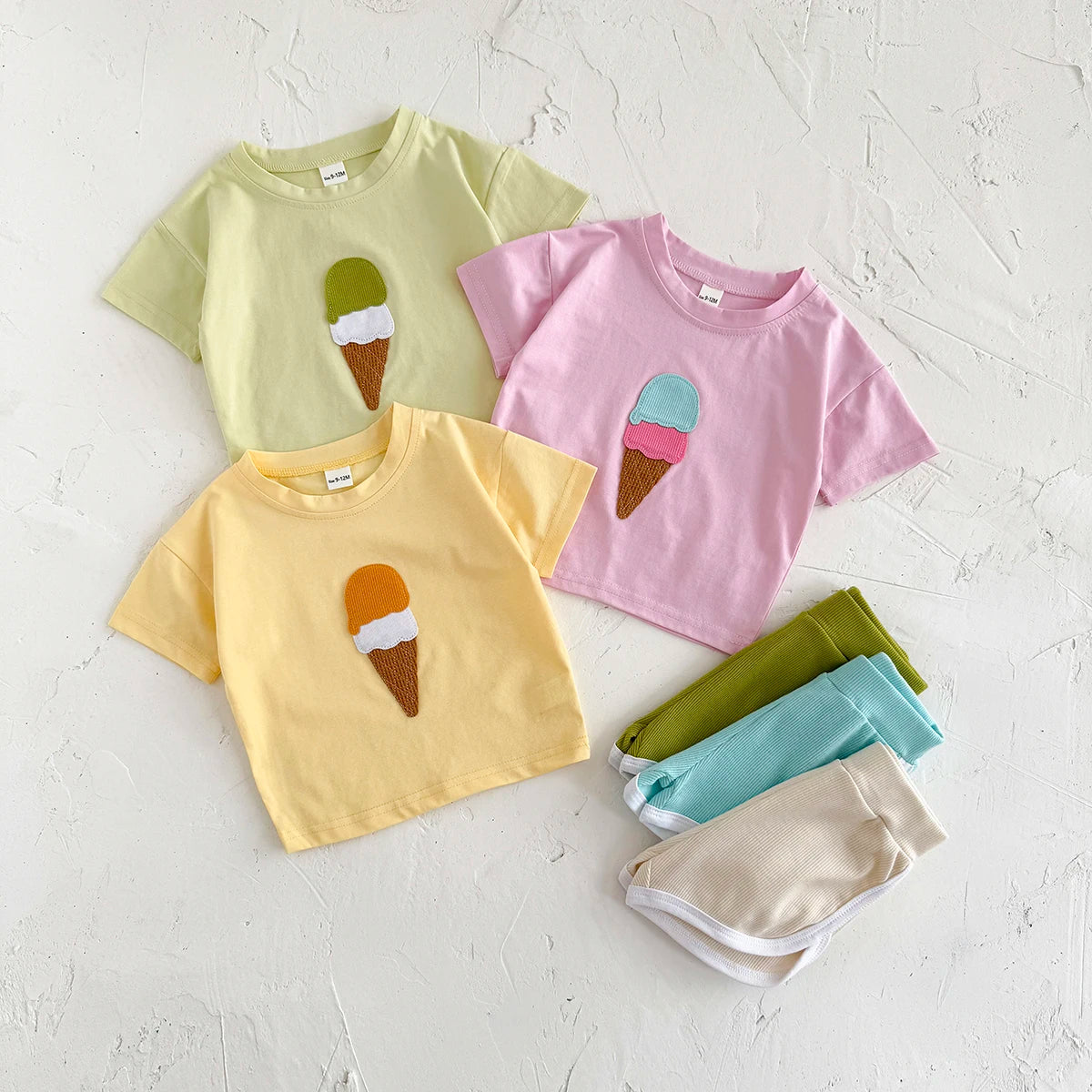 Ice Cream Baby &amp; Toddler Tee &amp; Shorts Set