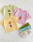 Ice Cream Baby & Toddler Tee & Shorts Set