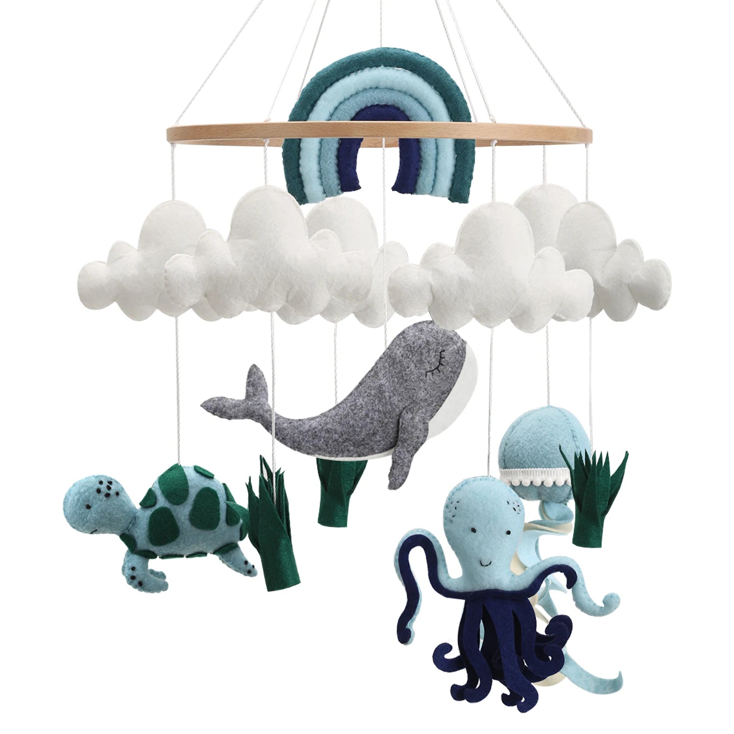 - Ocean Adventure Baby Mobile – Handmade Under the Sea Nursery Décor Baby Stork