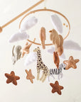 - Animal Kingdom Safari Nursery Mobile Baby Stork Baby Mobile