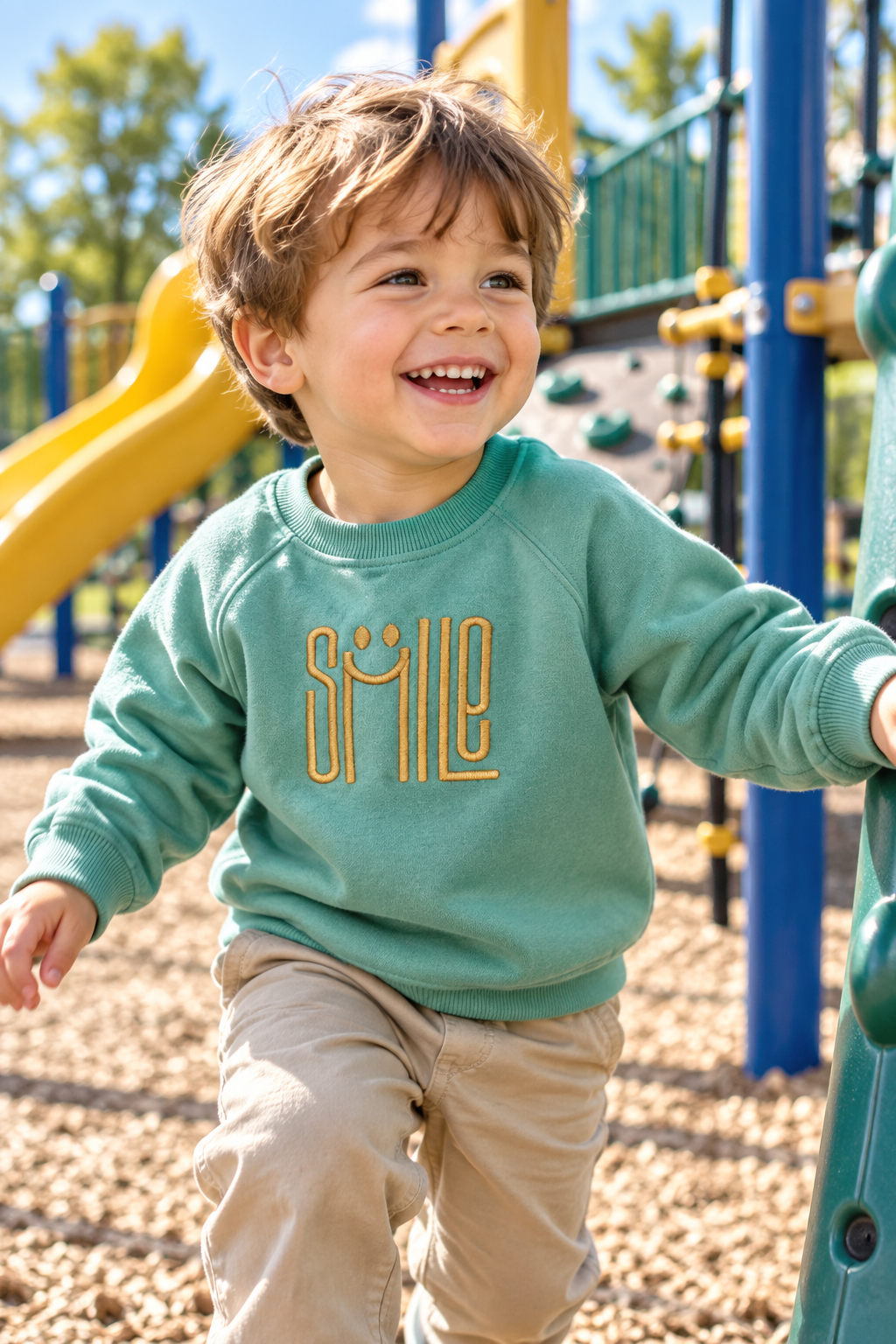 Smile Letter Kids Sweatshirt