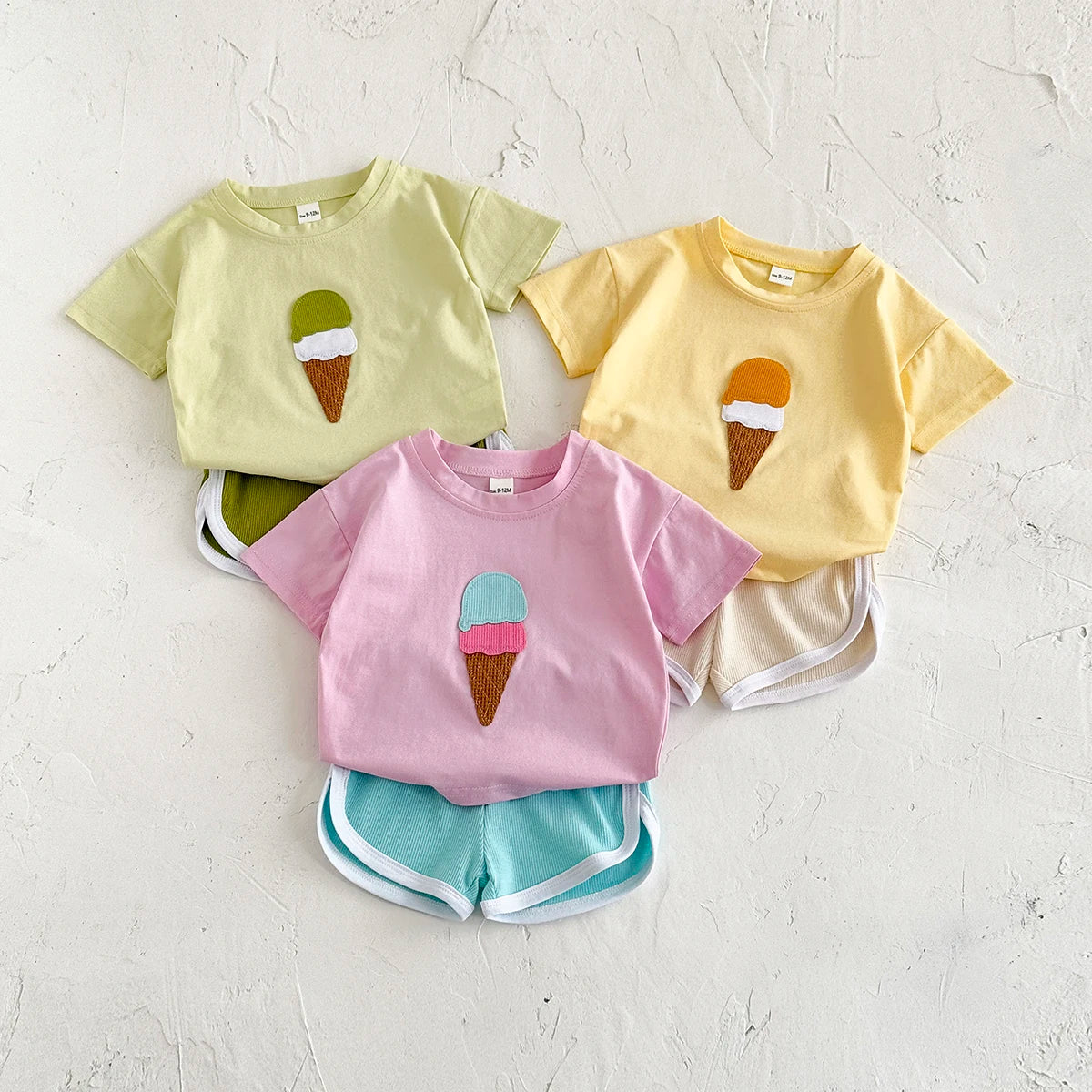 Ice Cream Baby &amp; Toddler Tee &amp; Shorts Set