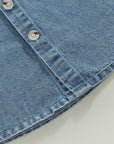 - Denim Button-Up Shirt Baby Stork