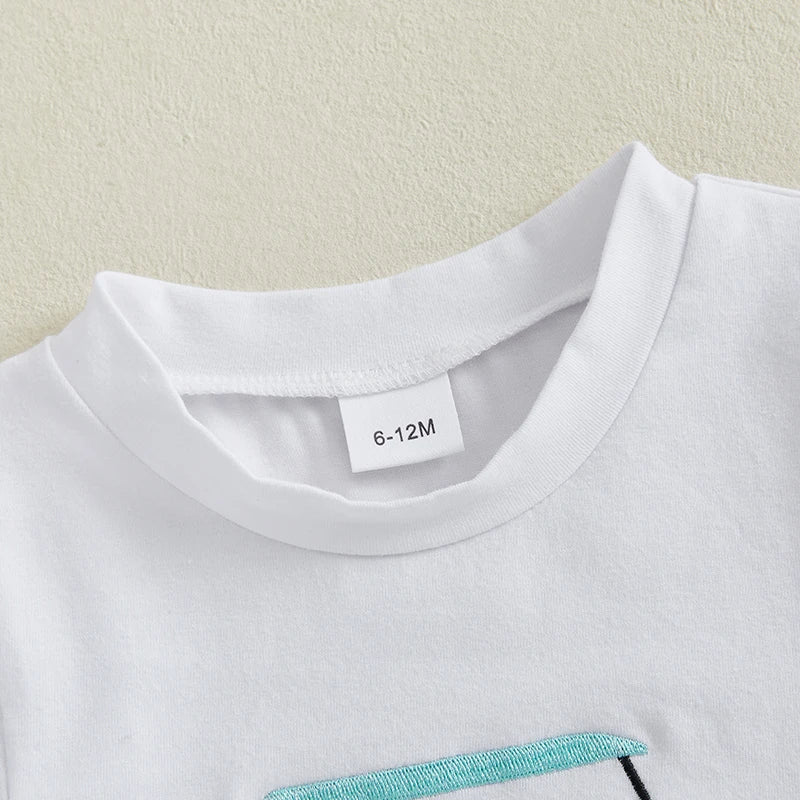 - Green Golf Cart T-Shirt & Shorts Set Baby Stork