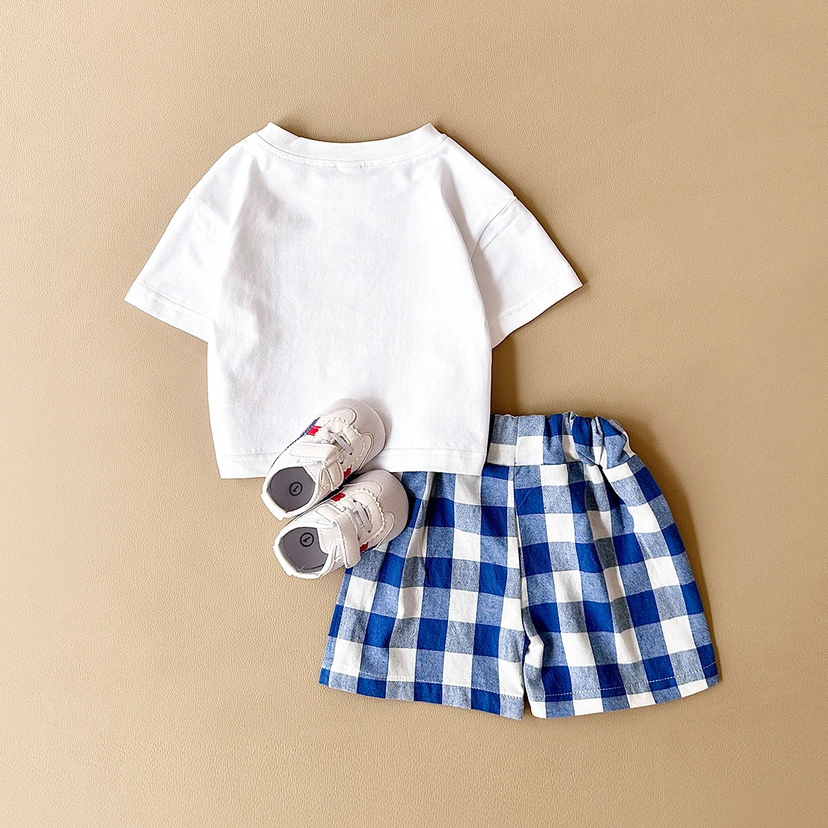 - Lemon Gingham Baby Set – 2 Piece Outfit | Blue Baby Stork