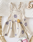 Floral Corduroy Baby & Toddler Pinafore Dress