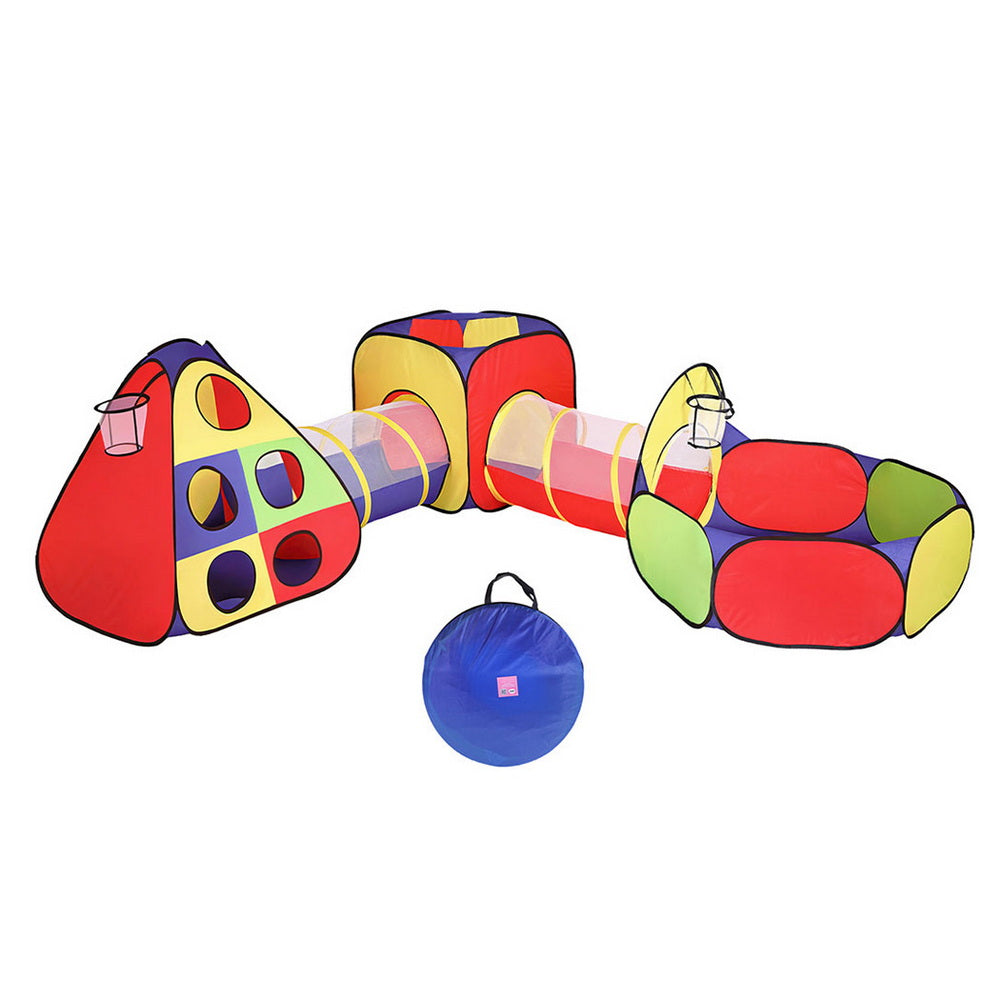 - Play Tent Adventure Set with Tunnel and Ball Pit | Multi-Colour Keezi Baby & Kids > Baby & Kid's Toys > Pretend Play