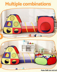 - Play Tent Adventure Set with Tunnel and Ball Pit | Multi-Colour Keezi Baby & Kids > Baby & Kid's Toys > Pretend Play