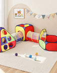 - Play Tent Adventure Set with Tunnel and Ball Pit | Multi-Colour Keezi Baby & Kids > Baby & Kid's Toys > Pretend Play