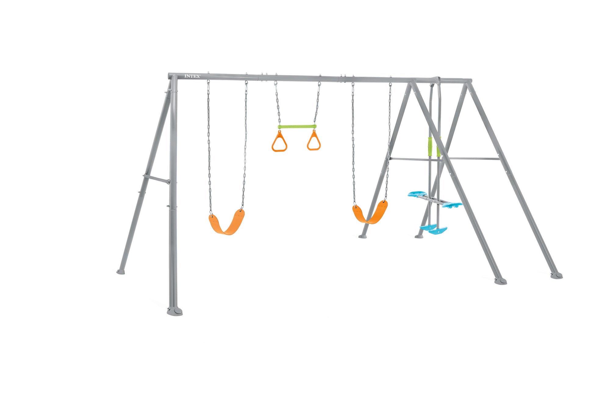 - Swing and Glide Four Feature Set – 4-in-1 Outdoor Play Station Intex Baby &amp; Kids &gt; Baby &amp; Kid&#39;s Toys &gt; Outdoor Play Equipment