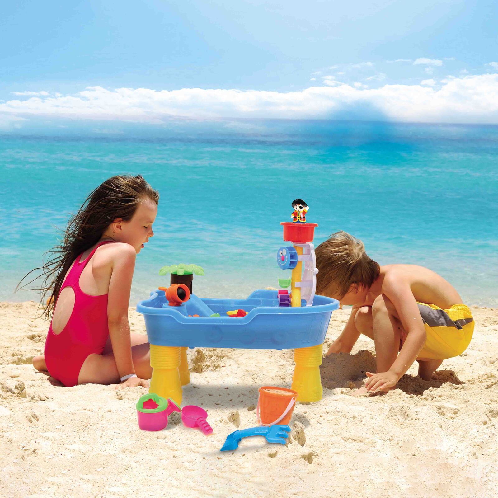 - Children's Pirate Theme Ship Sand & Water Table for Creative Play Keezi Home & Garden > Pool & Accessories > Pool Toys & Inflatables