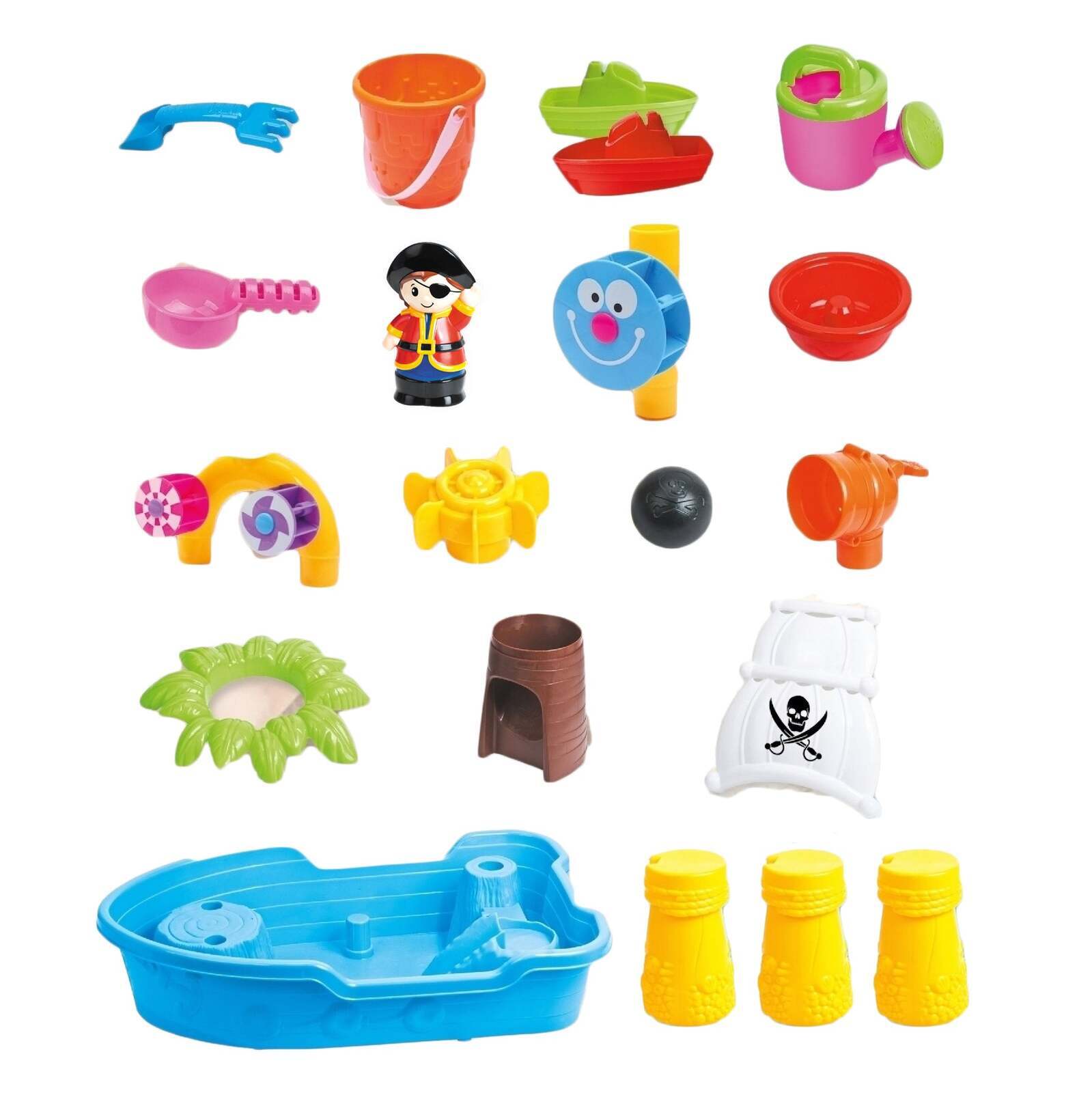 - Children's Pirate Theme Ship Sand & Water Table for Creative Play Keezi Home & Garden > Pool & Accessories > Pool Toys & Inflatables
