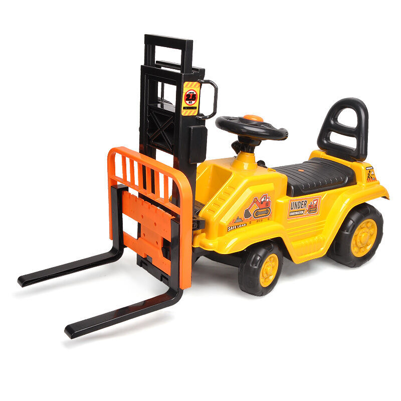 - Kids Manual Forklift Ride-On with Working Mast Lift and Pallet Baby Stork Baby &amp; Kids > Ride On Cars, Go-karts &amp; Bikes > Ride On Cars