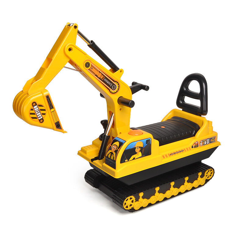- Ride-on Children's Excavator w/ Sturdy Track and Dual Operation Levers to Scoop Baby Stork Baby &amp; Kids > Ride On Cars, Go-karts &amp; Bikes > Ride On Cars