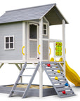 - Ultimate Wooden Tower Cubby House with Slide & Sandpit – Grey Rovo Baby & Kids > Baby & Kid's Toys > Outdoor Play Equipment