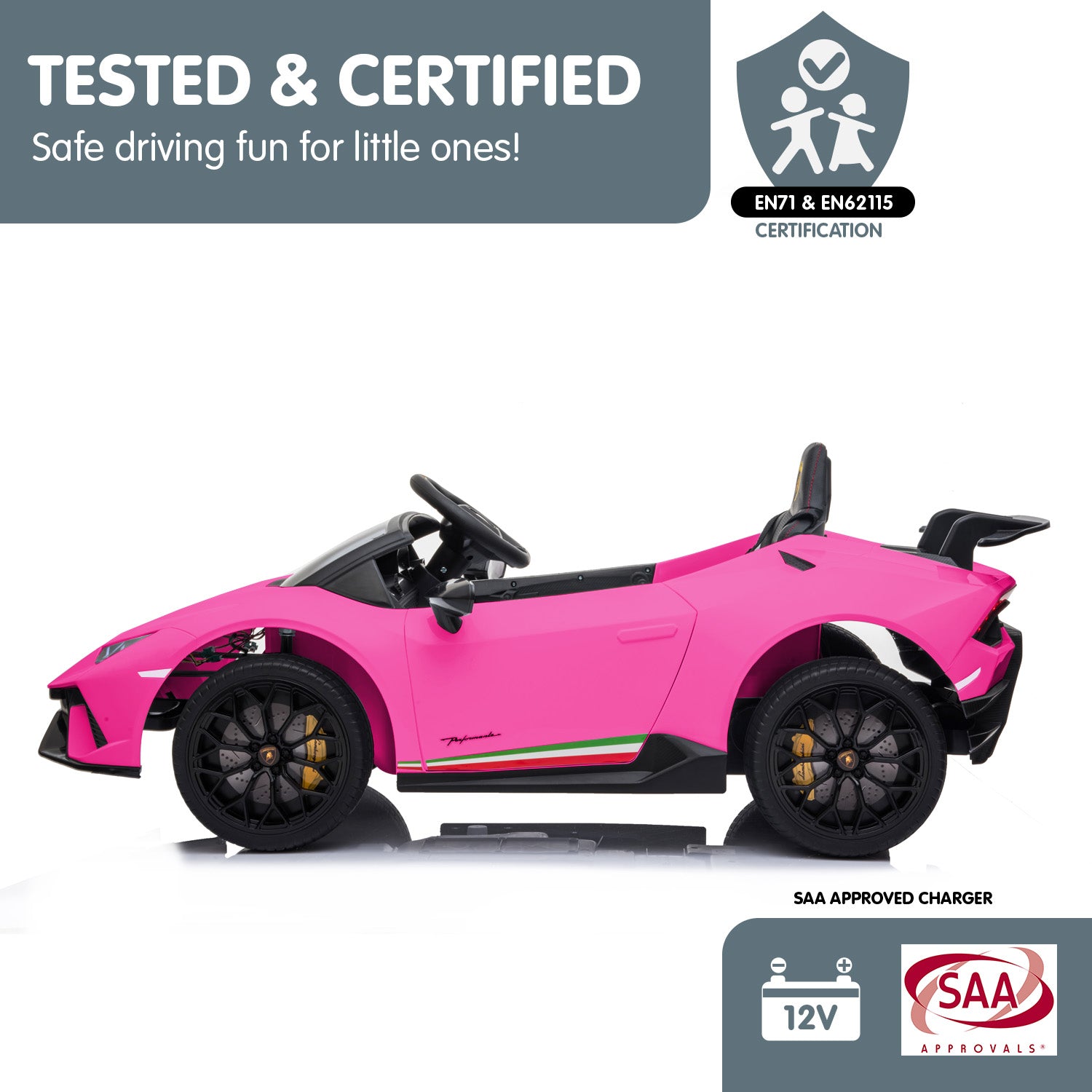 - Lamborghini Performante Ride On Car – Pink Baby Stork Baby &amp; Kids &gt; Ride On Cars, Go-karts &amp; Bikes &gt; Ride On Cars